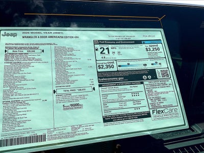 2026 Jeep Wrangler AMERICA250 EDITION