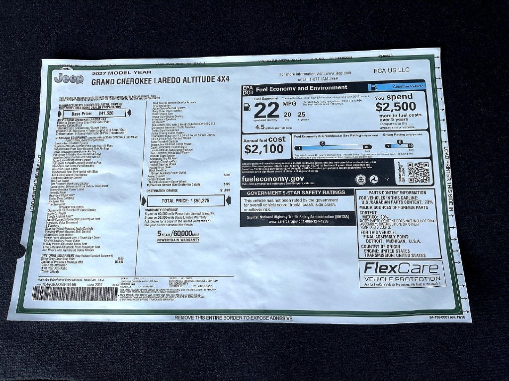 2027 Jeep Grand Cherokee Altitude