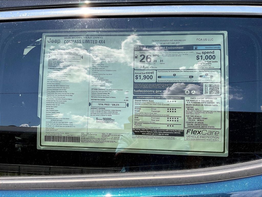 2026 Jeep Compass Limited