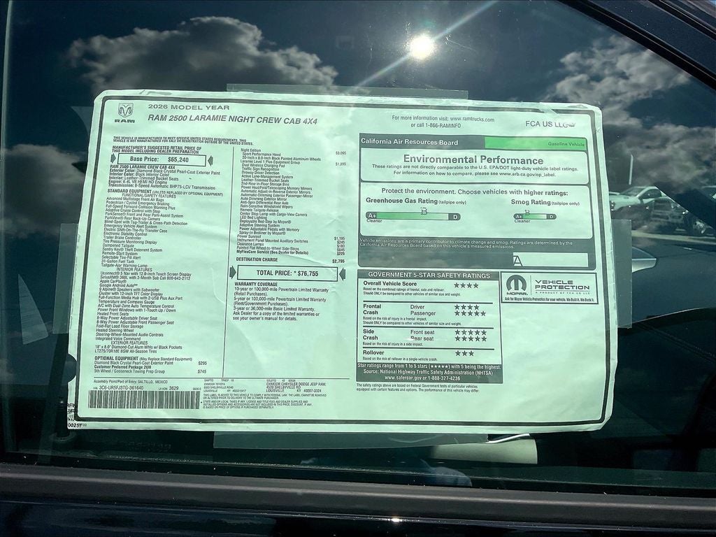 2026 RAM 2500 Laramie