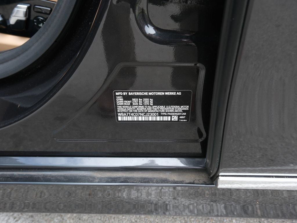 2022 BMW 7 Series 740i xDrive