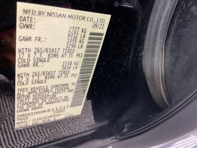 2022 Nissan Frontier SV