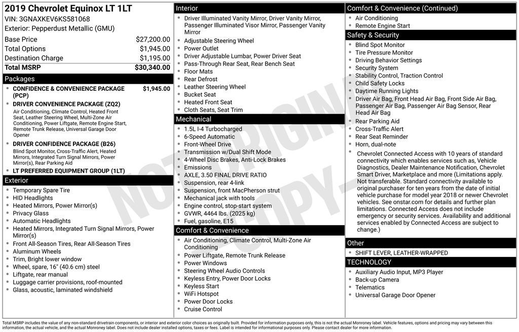 2019 Chevrolet Equinox LT