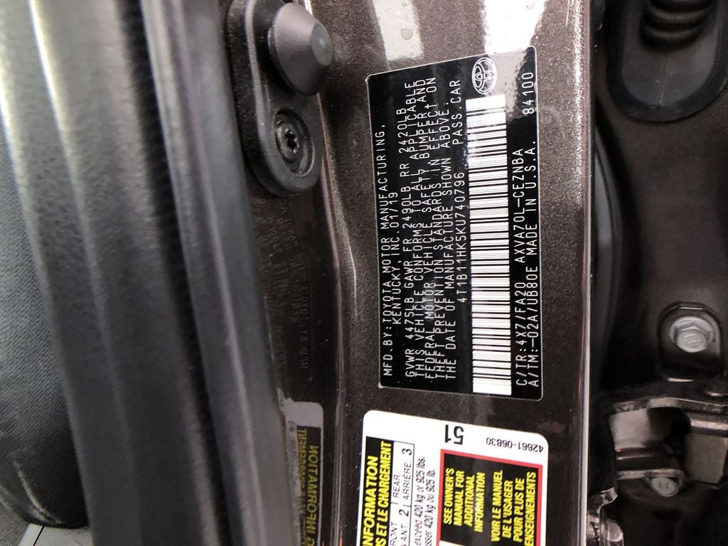 2019 Toyota Camry LE