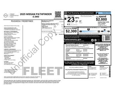 2025 Nissan Pathfinder S