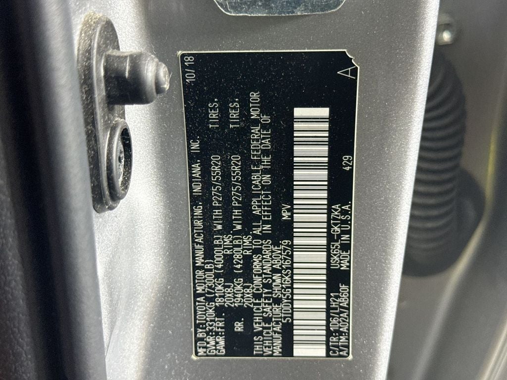 2019 Toyota Sequoia Platinum