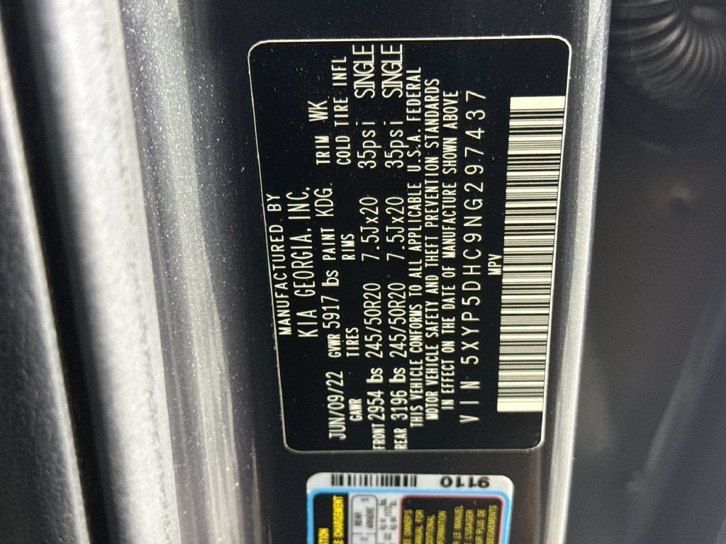 2022 Kia Telluride SX