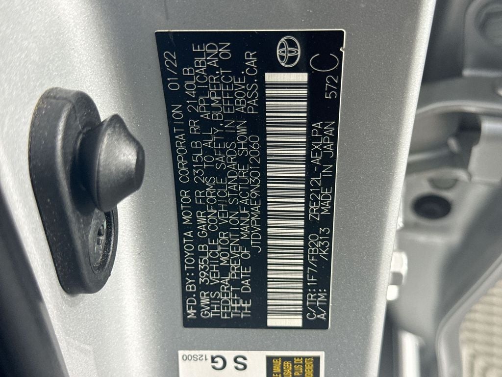 2022 Toyota Corolla LE