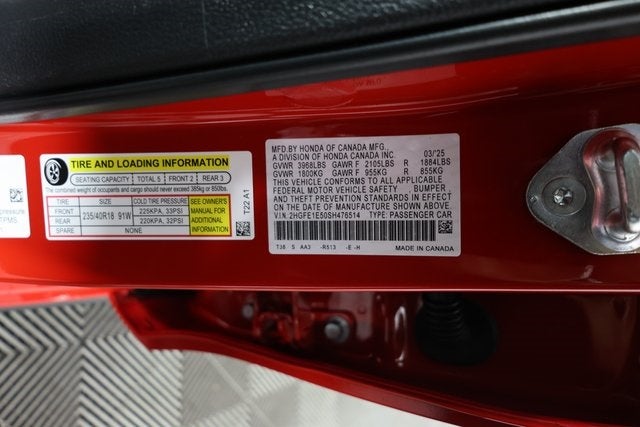 2025 Honda Civic Si Base